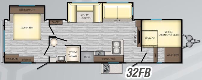 View 2019 CrossRoads Volante VL-32FB complete specs and manufacturer brochures