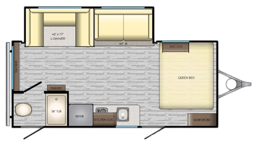 View 2019 CrossRoads Zinger Lite ZR-18DS complete specs and manufacturer brochures