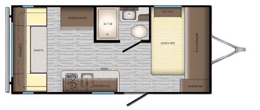 View 2019 CrossRoads Zinger Lite ZR-18RD complete specs and manufacturer brochures