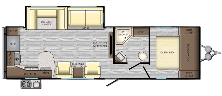 View 2019 CrossRoads Zinger ZR-280RK complete specs and manufacturer brochures