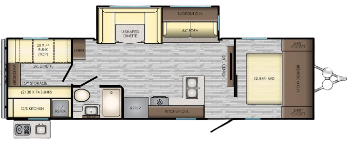 View 2019 CrossRoads Zinger ZR-290KB complete specs and manufacturer brochures