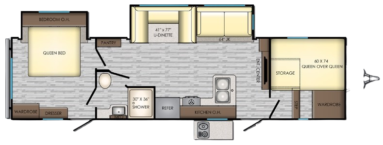View 2019 CrossRoads Zinger ZR-320FB complete specs and manufacturer brochures