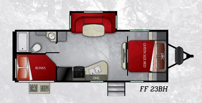 View 2019 Cruiser RV Fun Finder Xtreme Lite 23BH complete specs and manufacturer brochures