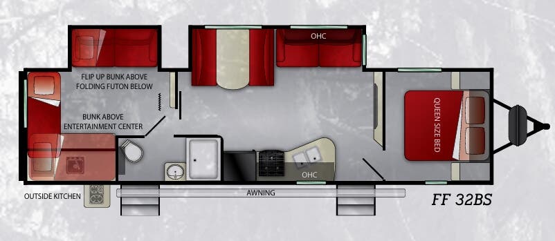 View 2019 Cruiser RV Fun Finder Xtreme Lite 32BS complete specs and manufacturer brochures