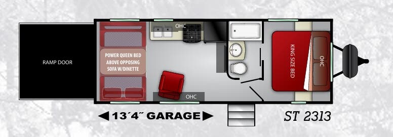 View 2019 Cruiser RV Stryker ST 2313 complete specs and manufacturer brochures