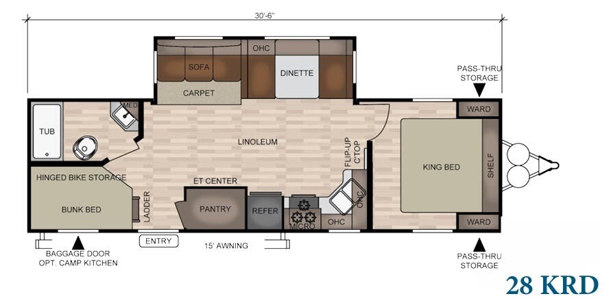 View 2019 East to West Della Terra 28 KRD complete specs and manufacturer brochures