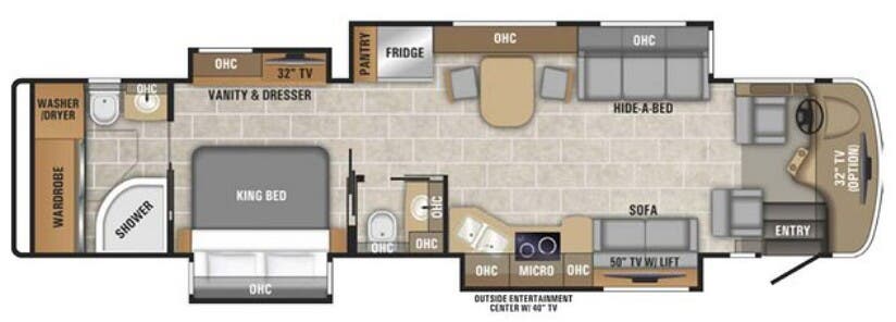 View 2019 Entegra Coach Insignia 40B2 complete specs and manufacturer brochures