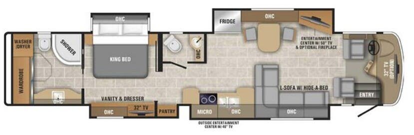 View 2019 Entegra Coach Insignia 44B complete specs and manufacturer brochures