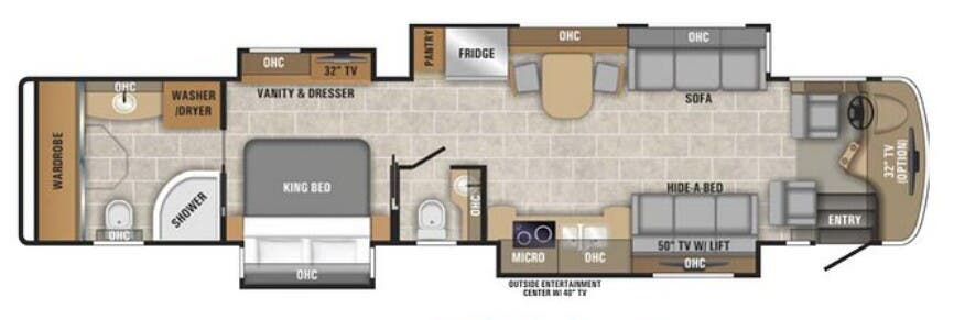 View 2019 Entegra Coach Insignia 44W complete specs and manufacturer brochures