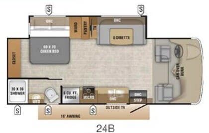 View 2019 Entegra Coach Odyssey 24B complete specs and manufacturer brochures