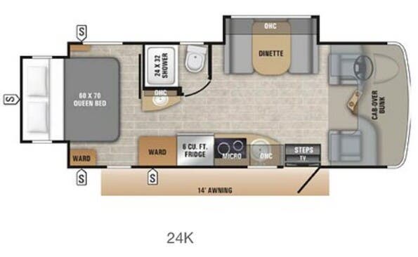 View 2019 Entegra Coach Qwest 24K complete specs and manufacturer brochures