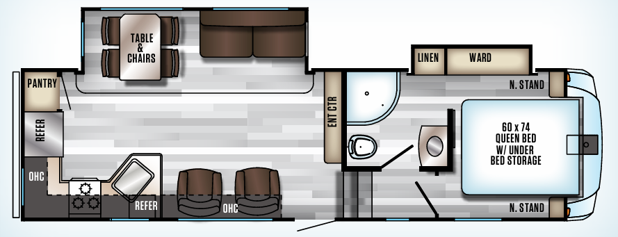 View 2019 Forest River Cherokee Arctic Wolf 245RK4 complete specs and manufacturer brochures