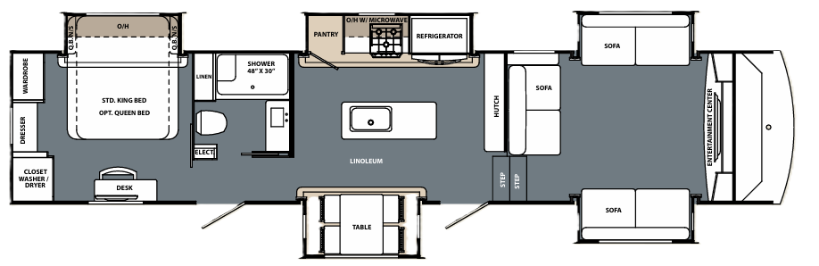 View 2019 Forest River Cardinal Limited 3900FLLE complete specs and manufacturer brochures
