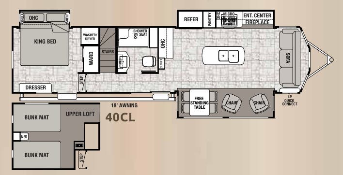 View 2019 Forest River Cedar Creek Cottage 40CL complete specs and manufacturer brochures