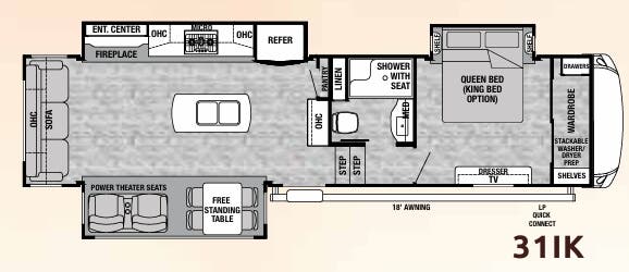 View 2019 Forest River Cedar Creek Silverback 31IK complete specs and manufacturer brochures