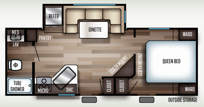 View 2019 Forest River Cherokee 214JT complete specs and manufacturer brochures