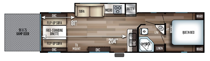 View 2019 Forest River Cherokee 294RR complete specs and manufacturer brochures