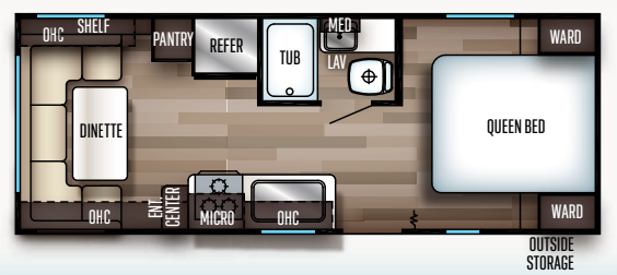 View 2019 Forest River Cherokee Grey Wolf 20RDSE complete specs and manufacturer brochures