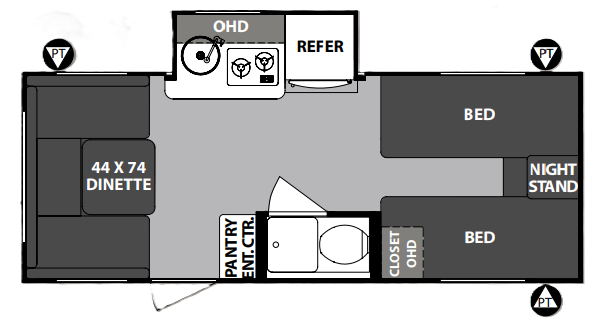 View 2019 Forest River R-Pod RP-191 complete specs and manufacturer brochures