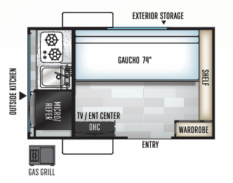 View 2019 Forest River Rockwood Geo Pro G12SRK complete specs and manufacturer brochures