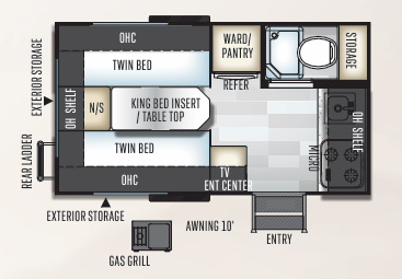 View 2019 Forest River Rockwood Geo Pro G15TB complete specs and manufacturer brochures