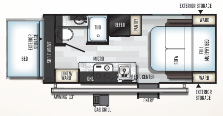 View 2019 Forest River Rockwood Geo Pro G17PR complete specs and manufacturer brochures