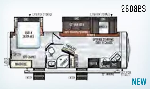 View 2019 Forest River Rockwood Ultra Lite 2608BS complete specs and manufacturer brochures