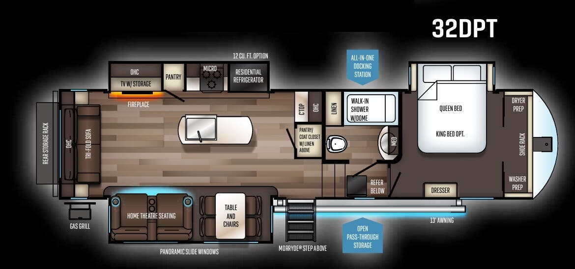 View 2019 Forest River Sabre 32DPT complete specs and manufacturer brochures