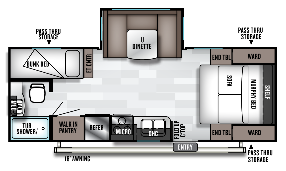 View 2019 Forest River Salem Cruise Lite 230BHXL complete specs and manufacturer brochures