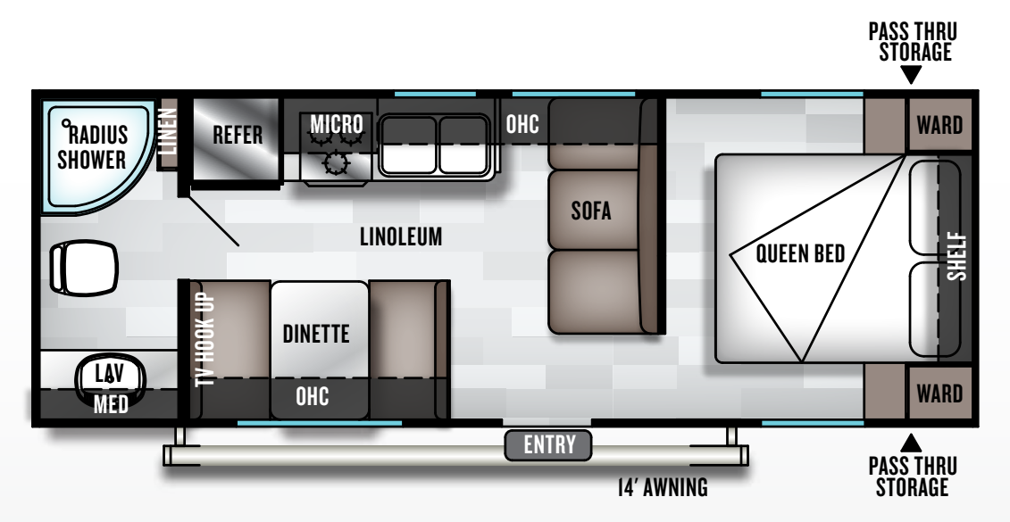 View 2019 Forest River Salem Cruise Lite 241QBXL complete specs and manufacturer brochures