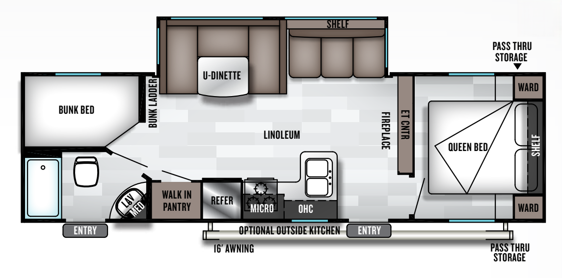 View 2019 Forest River Salem Cruise Lite 263BHXL complete specs and manufacturer brochures
