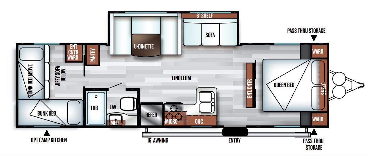 View 2019 Forest River Salem Cruise Lite 273QHXL complete specs and manufacturer brochures