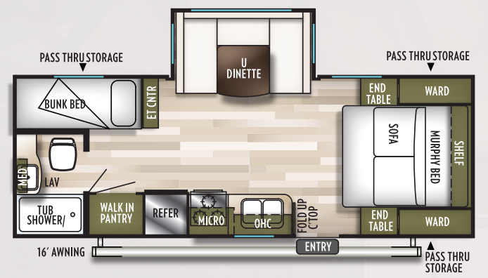 View 2019 Forest River Wildwood X-Lite 230BHXL complete specs and manufacturer brochures