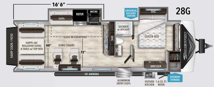 View 2019 Grand Design Momentum G-Class 28G complete specs and manufacturer brochures