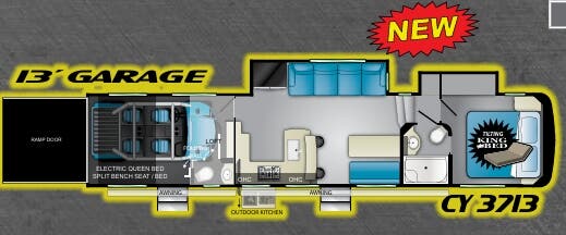 View 2019 Heartland Cyclone 3713 complete specs and manufacturer brochures