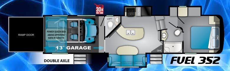 View 2019 Heartland Fuel 352 complete specs and manufacturer brochures