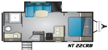 View 2019 Heartland North Trail 22 CRB complete specs and manufacturer brochures