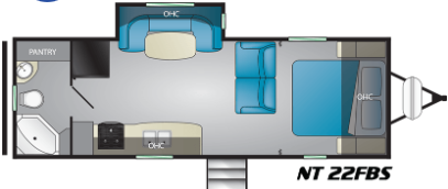 View 2019 Heartland North Trail 22 FBS complete specs and manufacturer brochures