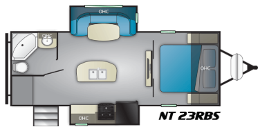 View 2019 Heartland North Trail 23 RBS complete specs and manufacturer brochures