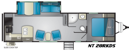 View 2019 Heartland North Trail 28 RKDS complete specs and manufacturer brochures