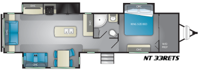 View 2019 Heartland North Trail 33 RETS complete specs and manufacturer brochures