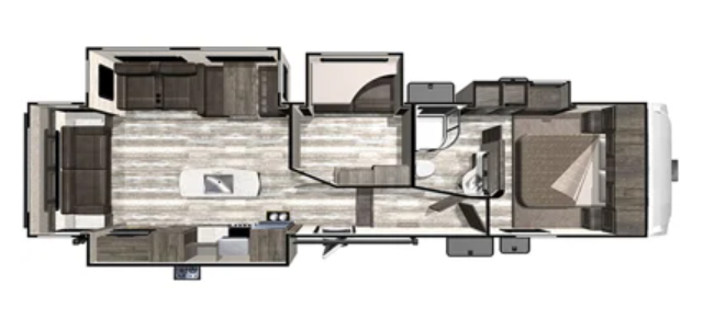 View 2019 Highland Ridge Mesa Ridge Limited MF335MBH complete specs and manufacturer brochures
