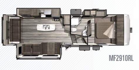 View 2019 Highland Ridge Mesa Ridge Lite MF2910RL complete specs and manufacturer brochures