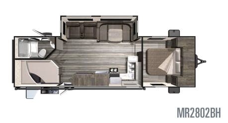 View 2019 Highland Ridge Mesa Ridge Lite MR2802BH complete specs and manufacturer brochures