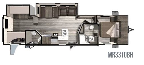 View 2019 Highland Ridge Mesa Ridge Lite MR3310BH complete specs and manufacturer brochures