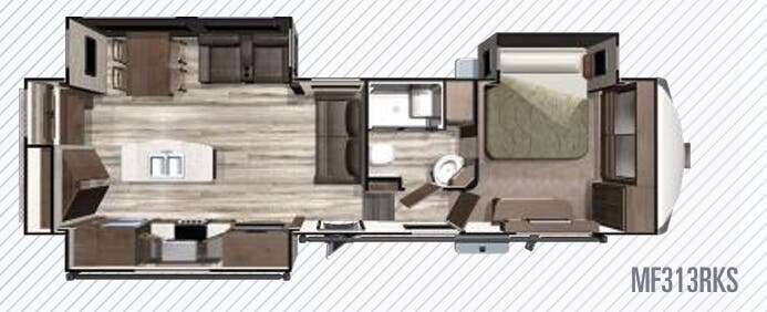 View 2019 Highland Ridge Mesa Ridge MF313RKS complete specs and manufacturer brochures