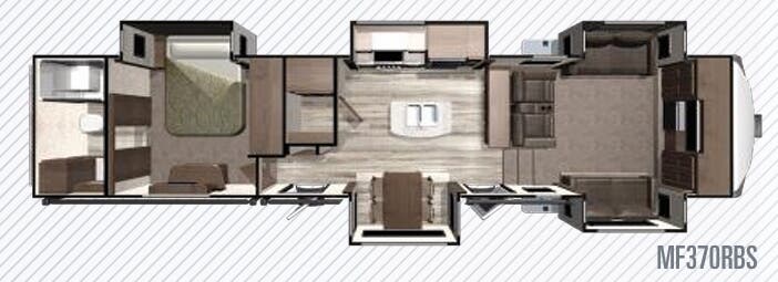 View 2019 Highland Ridge Mesa Ridge MF370RBS complete specs and manufacturer brochures