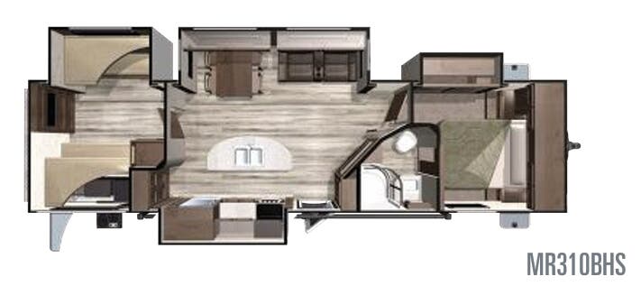 View 2019 Highland Ridge Mesa Ridge MR310BHS complete specs and manufacturer brochures