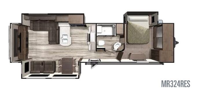 View 2019 Highland Ridge Mesa Ridge MR324RES complete specs and manufacturer brochures