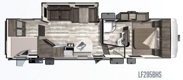 View 2019 Highland Ridge Open Range Light LF295BHS complete specs and manufacturer brochures